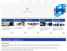 Tablet Screenshot of hardel.com.ar